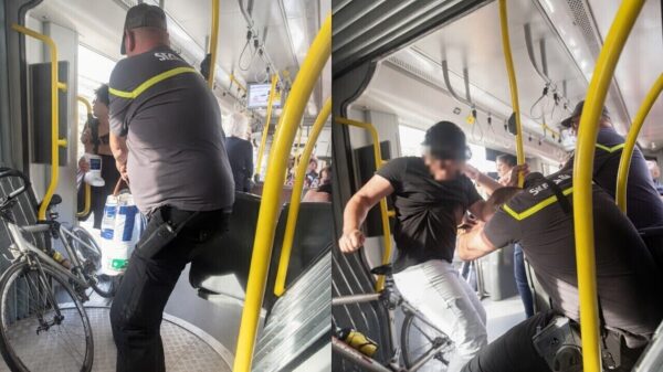 Matten in de tram: Controleurs, security en passagiers gaan los in Den Haag
