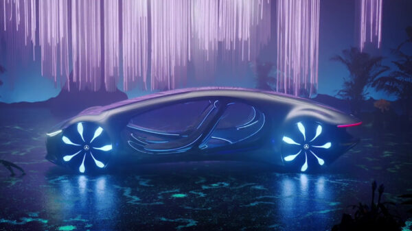 Supercar Blondie maakt kennis met de compleet geschifte Mercedes VISION AVTR