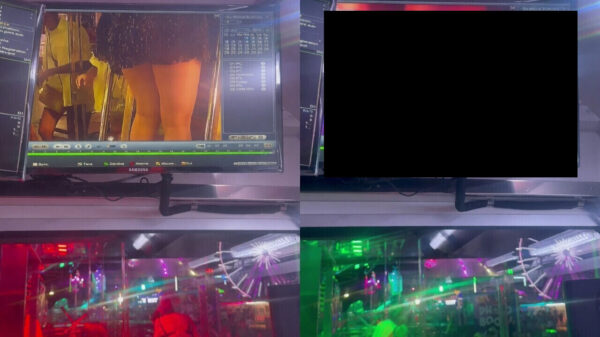 Kermisgluurbuur weet precies wanneer hij dat luchtkanon even moet aanzetten