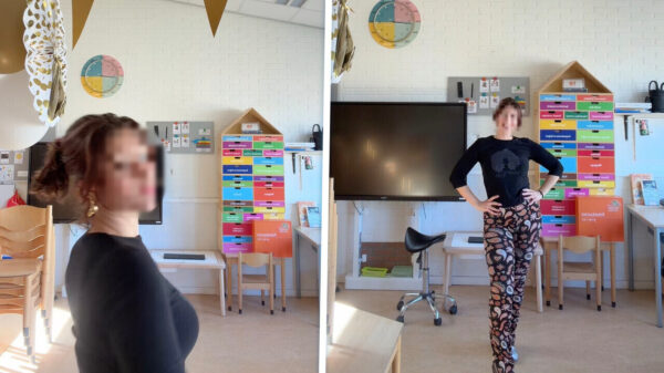 Juf Lieselot is ontzettend blij dat de scholen weer zijn begonnen