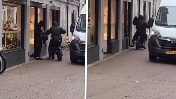 Bizar: Gewapende overvallers plunderen juwelier in Dordrecht op fatbikes