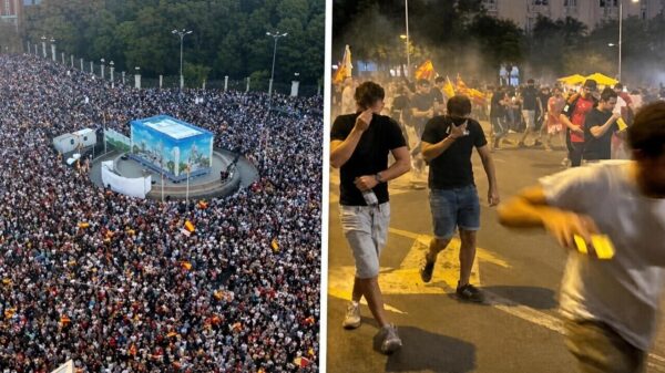 Protest tegen migratiegolf escaleert in Ceuta, politie grijpt in met traangas