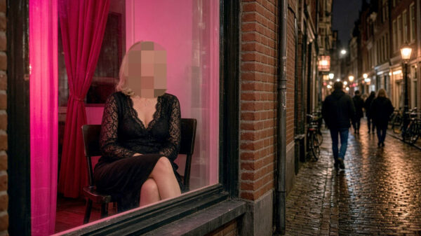 Deze vrouwelijke BN'er gaat achter het raam zitten op de Amsterdamse Wallen