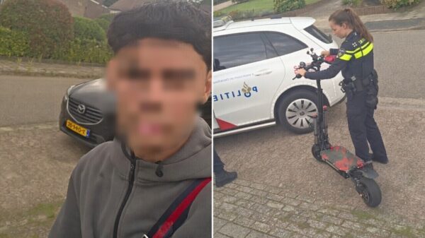 Vervelio filmt twee agenten die zijn dierbare stepje in beslag nemen