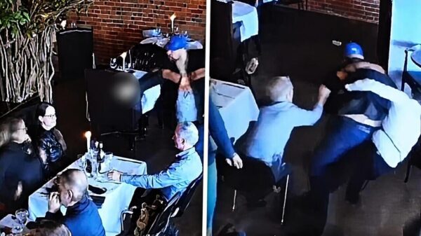Man richt vuurwapen op ex-vrouw in restaurant, maar dán grijpt deze ober in