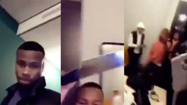 Jeugd van tegenwoordig houdt een gezellig messenfeestje