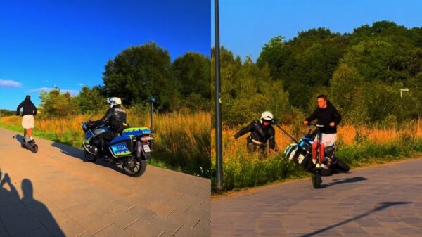 Kijk: Zo blijf je op een elektrische step uit handen van een motoragent