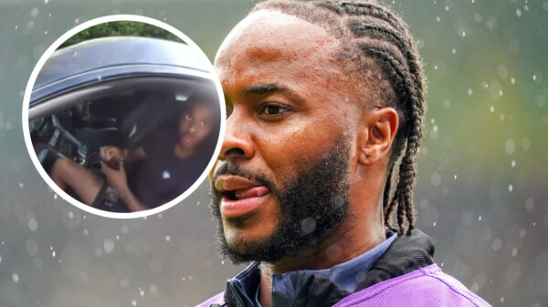 Nieuwe beelden: Raheem Sterling gearresteerd met flessen lachgas in Lamborghini