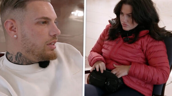 Ophef over 'realityster' Sjorleone die zijn vriendin niet laat plassen