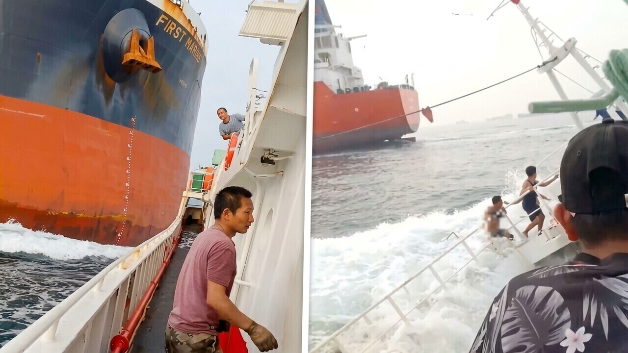 Vrachtschip van 229 meter ramt Chinese vissersboot bij Straat van Singapore