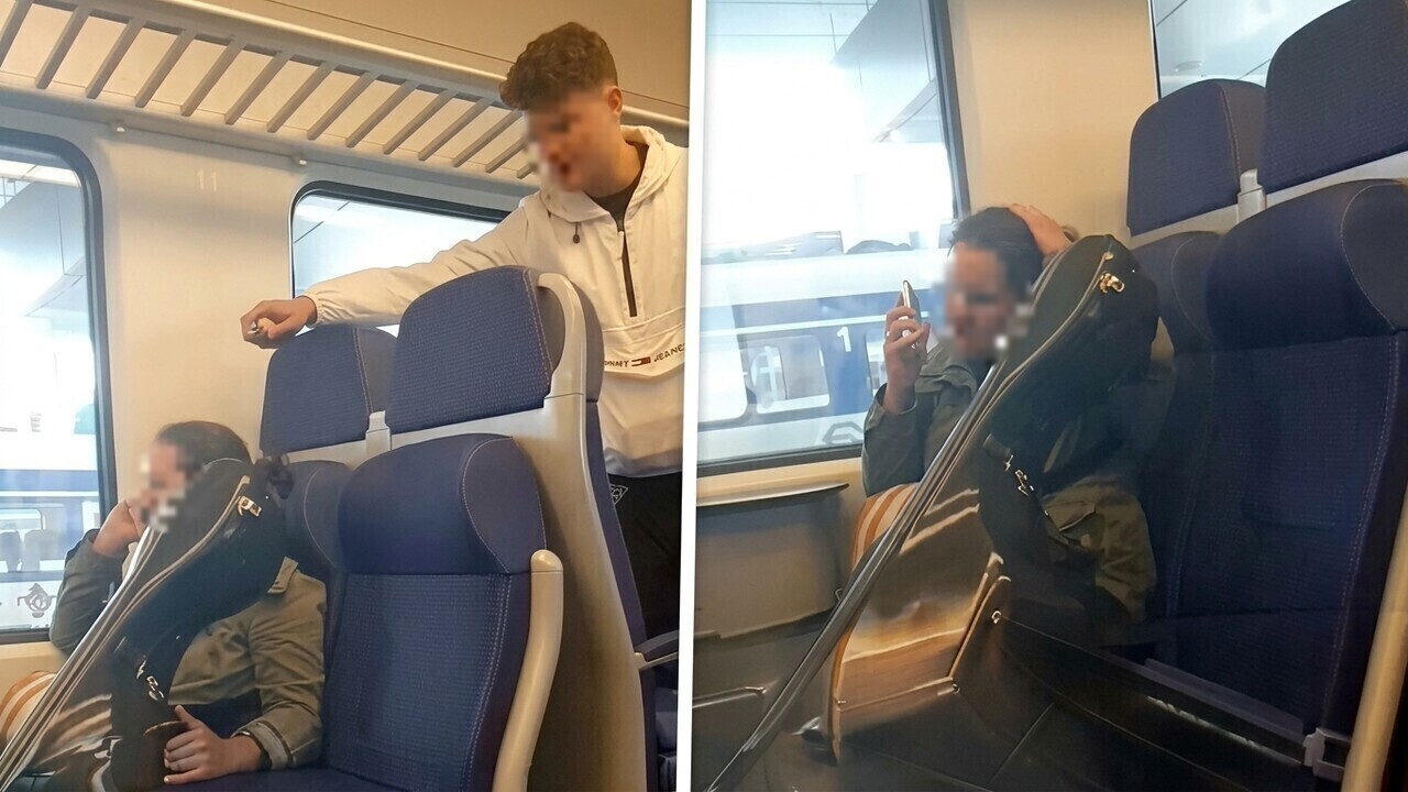 Irritant kind denkt extreem grappig te zijn met z'n scheerschuimprank