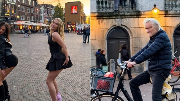 Boerin Anna ergert zich aan starende man terwijl ze provocerend dansje doet