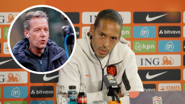 Valentijn Driessen haalt bloed onder de nagels vandaan bij Virgil van Dijk