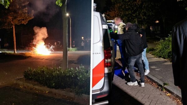 Politie beëindigt protest tegen azc in Kesteren, meerdere aanhoudingen