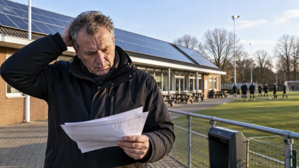 Voetbalclub met 90 zonnepanelen mag straks €10.000 extra betalen aan energiekosten