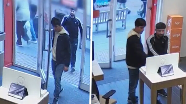 Kansenparels beroven telefoonzaak in Helmond, duo haarscherp in beeld