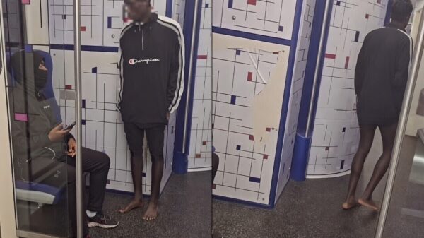 Onderonsje in openbaar vervoer Almere tussen bivakmuts en schoenloze man