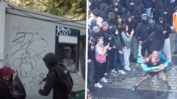 Belgische Luik compleet gesloopt tijdens scholierenprotest, 22 agenten gewond