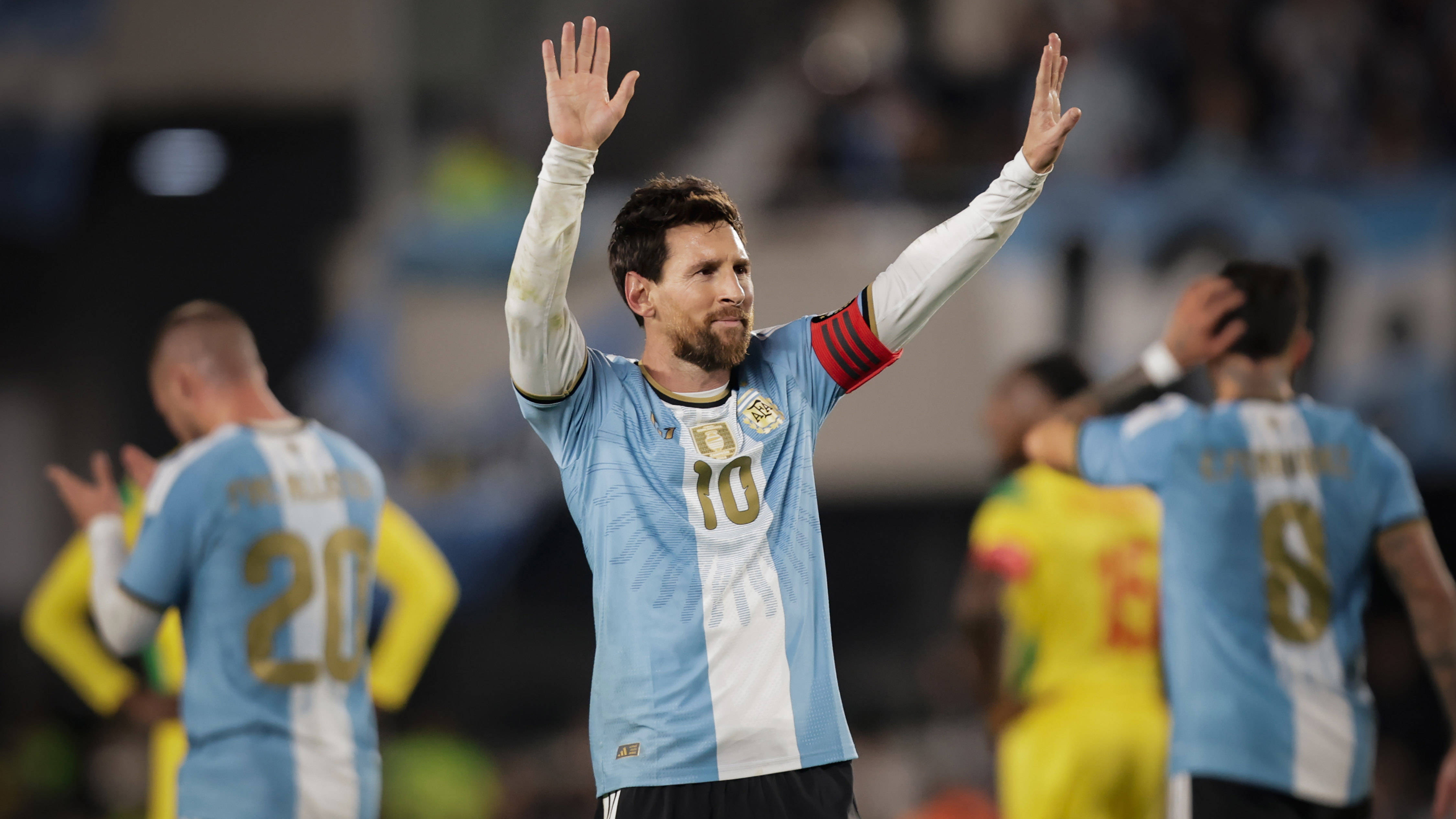 Lionel Messi neemt in tranen afscheid van het Argentijnse voetbalelftal