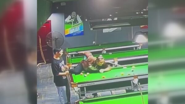 Snookertalent is klunzig