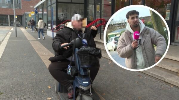 PowNed-verslaggever Aryan Parsa bedreigd door scootmobieltokkie in Ter Apel