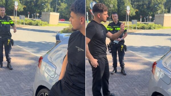 Internet gruwelt van TikTok-rapper die té stoer doet tijdens politiecontrole