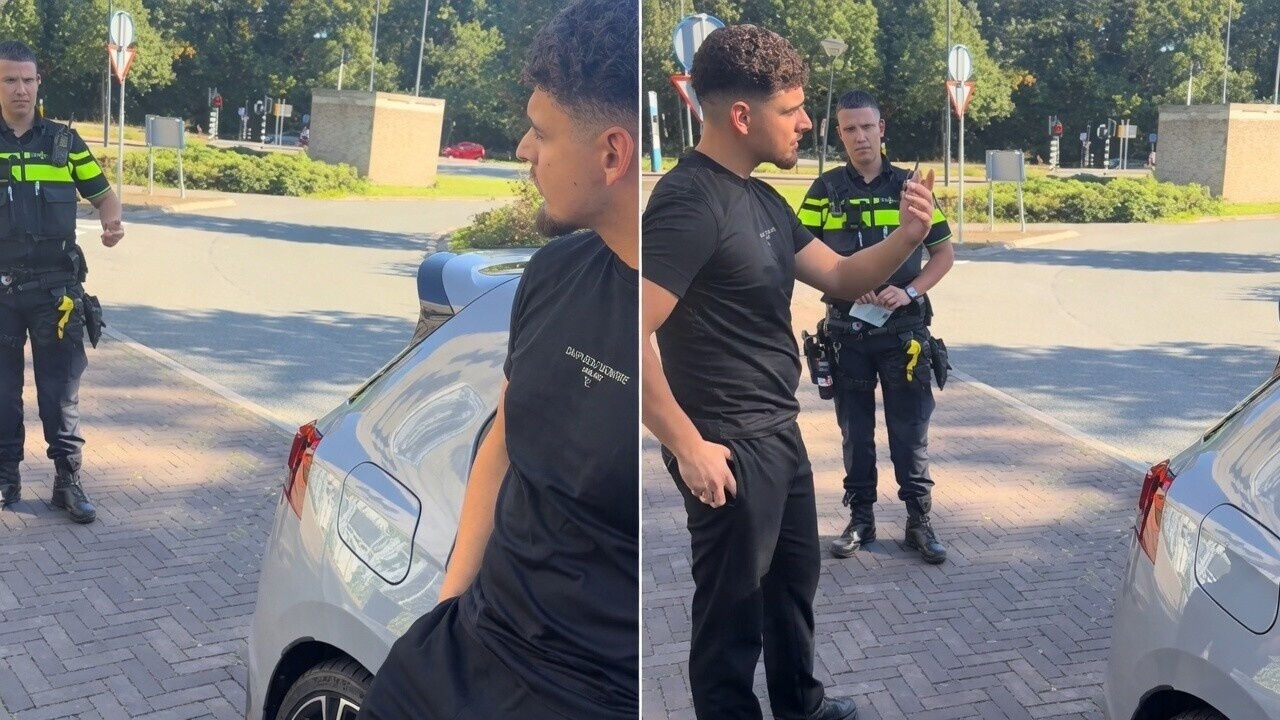 Internet gruwelt van TikTok-rapper die té stoer doet tijdens politiecontrole