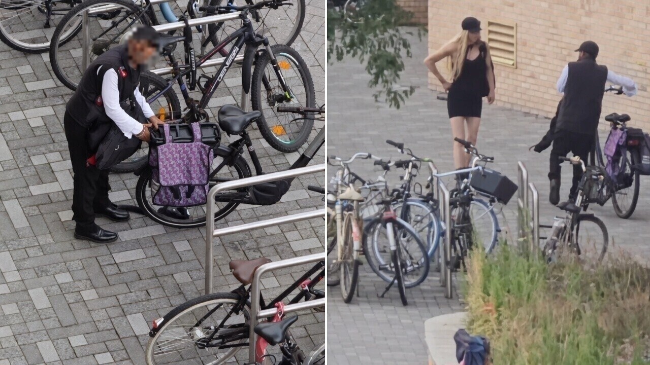 Een fiets jatten was waarschijnlijk nog nooit zo romantisch: wait for it