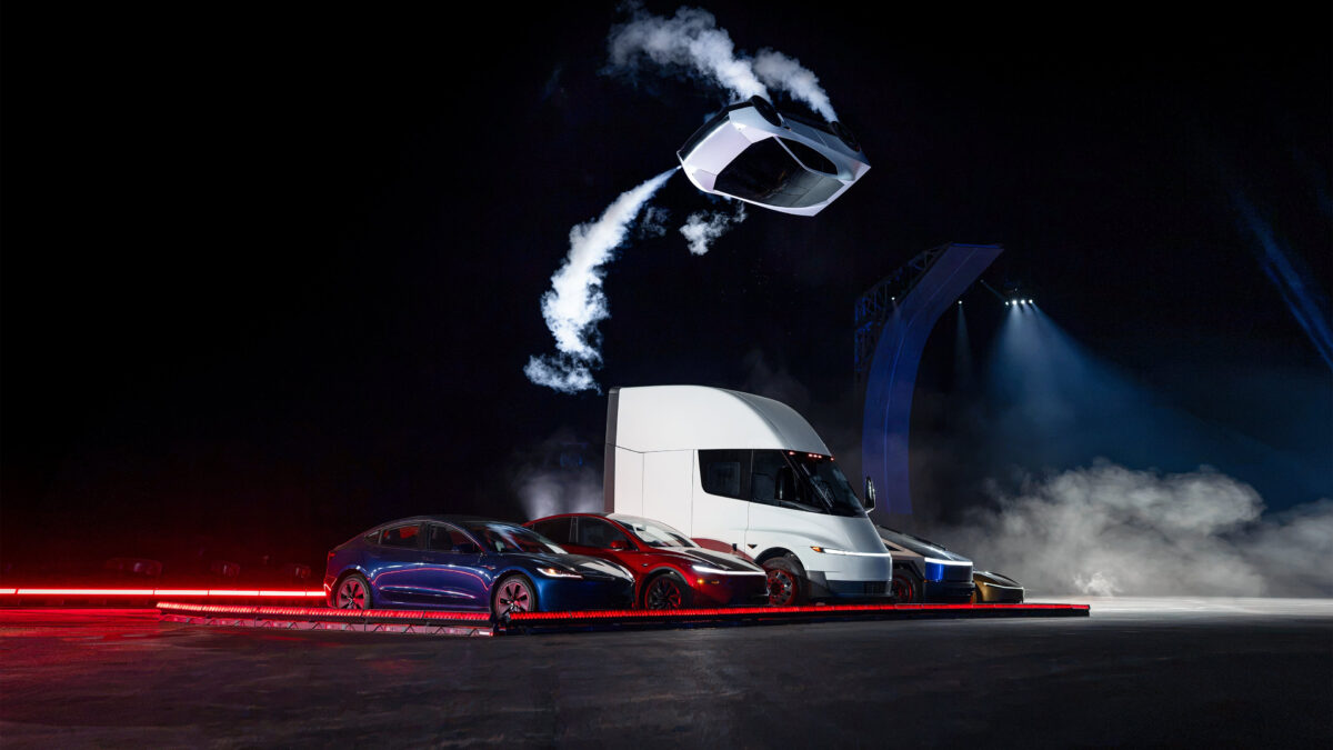 Tesla onthult de Roadster: Een vliegende sportauto met raketaandrijving