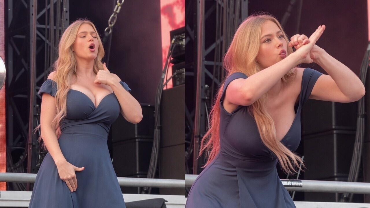 Gebarentolk bij concert van Cardi B heeft haar handen behoorlijk vol aan hit WAP