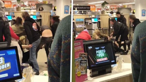 Schokkende beelden van brute steekpartij in de Albert Heijn opgedoken