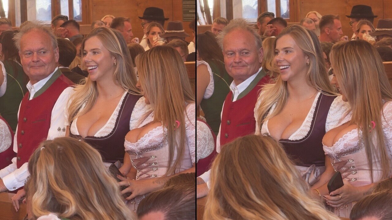Twee gigantische bierpullen van Luxy Dutch zorgen voor afleiding op Oktoberfest