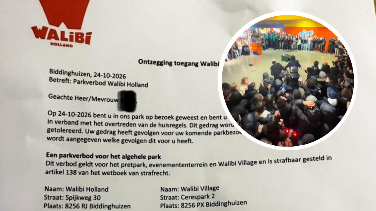 Relschopper in Walibi toont vol trots zijn parkverbod van 60 maanden