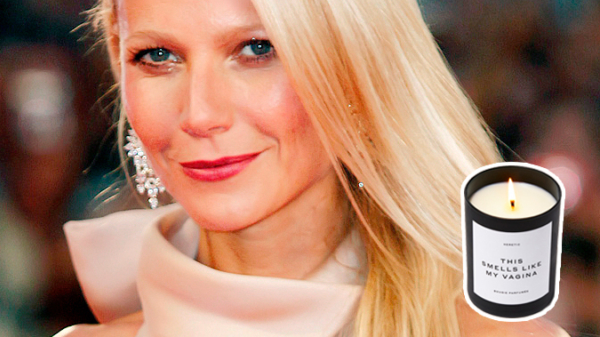 Whut: Gwyneth Paltrows kaars die naar (haar) vagijn ruikt binnen één uur uitverkocht