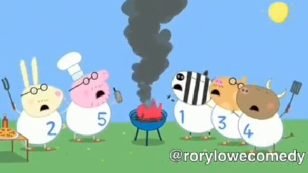 Ook Peppa Pig bemoeit zich met de bosbranden in Australië