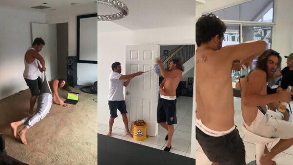 Als je een luie huisgenoot hebt maak je hem het leven toch gewoon lekker zuur?