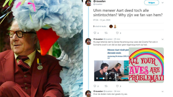 "Racistische" Meneer Aart is nog niet begraven maar SJW Arzu Aslan danst al op zijn graf