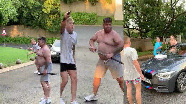 Typische BMW-eigenaren praten hun onderlinge geschil op geheel eigen wijze uit