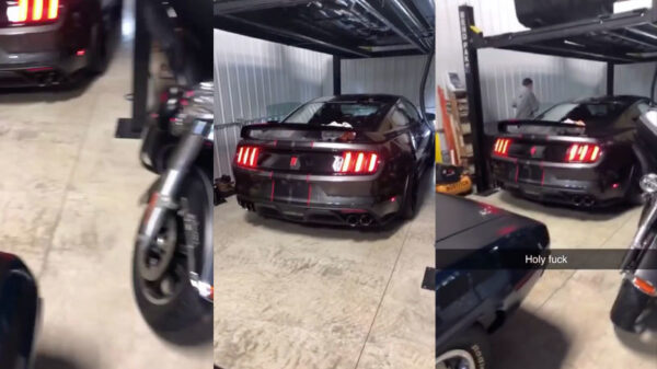 Even stoer doen voor je vrienden door je vaders Shelby GT350R te starten