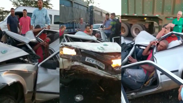Brazilianen overleven heftig ongeluk dankzij de 'onverwoestbare' Ford Escort