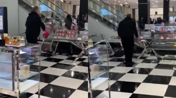 Mafklapper sloopt zonder reden een complete afdeling van Bloomingdales