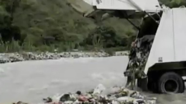In Equador doen ze niet zo moeilijk over een beetje afval
