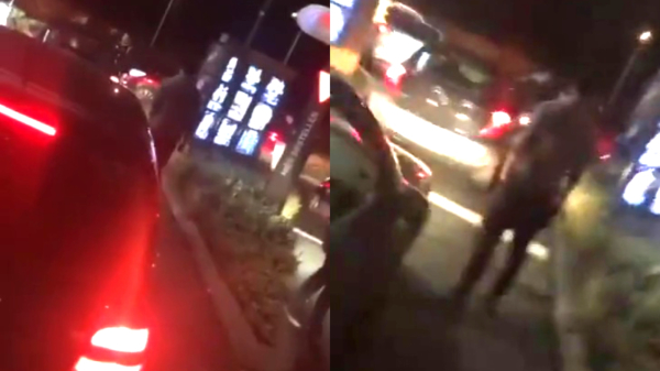 Chaos bij McDonalds in Amersfoort dankzij gewapende bontkraagjes: "Wil je mijn vader schieten!?"