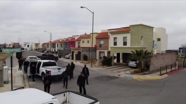 Mexicaanse politie laat zich niet zomaar door drone filmen