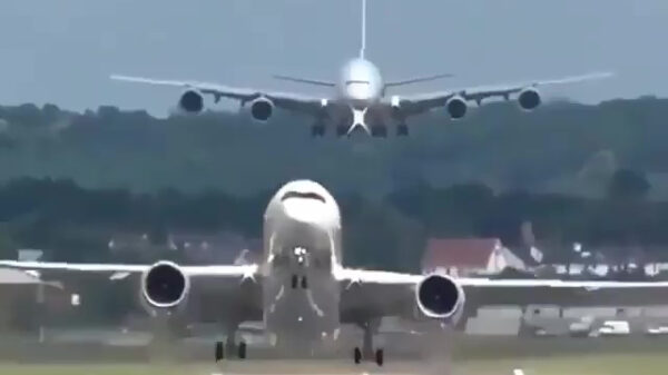 Vliegtuigen doen prima plekwissel op hoge snelheid