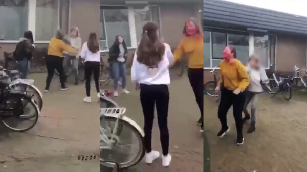 Moeder is he-le-maal klaar met pesters van dochter en valt ze aan met een spuitbus