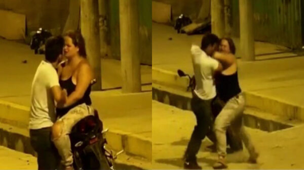 Als je scharrel je geen kusje maar een portie klappen geeft