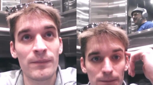 Als je in de lift zit opgesloten met een gekkie