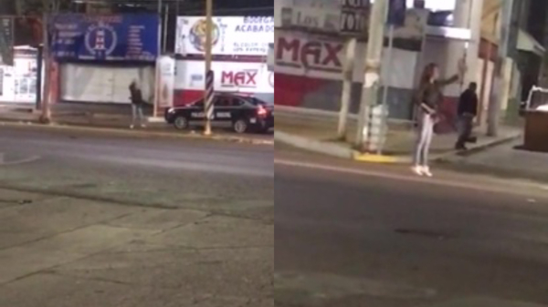 Mexicaanse vrouw grijpt AR15 uit politieauto en gaat ermee de straat op