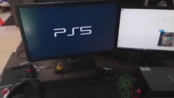 Dit zijn de eerste beelden van het opstartscherm van de PS5